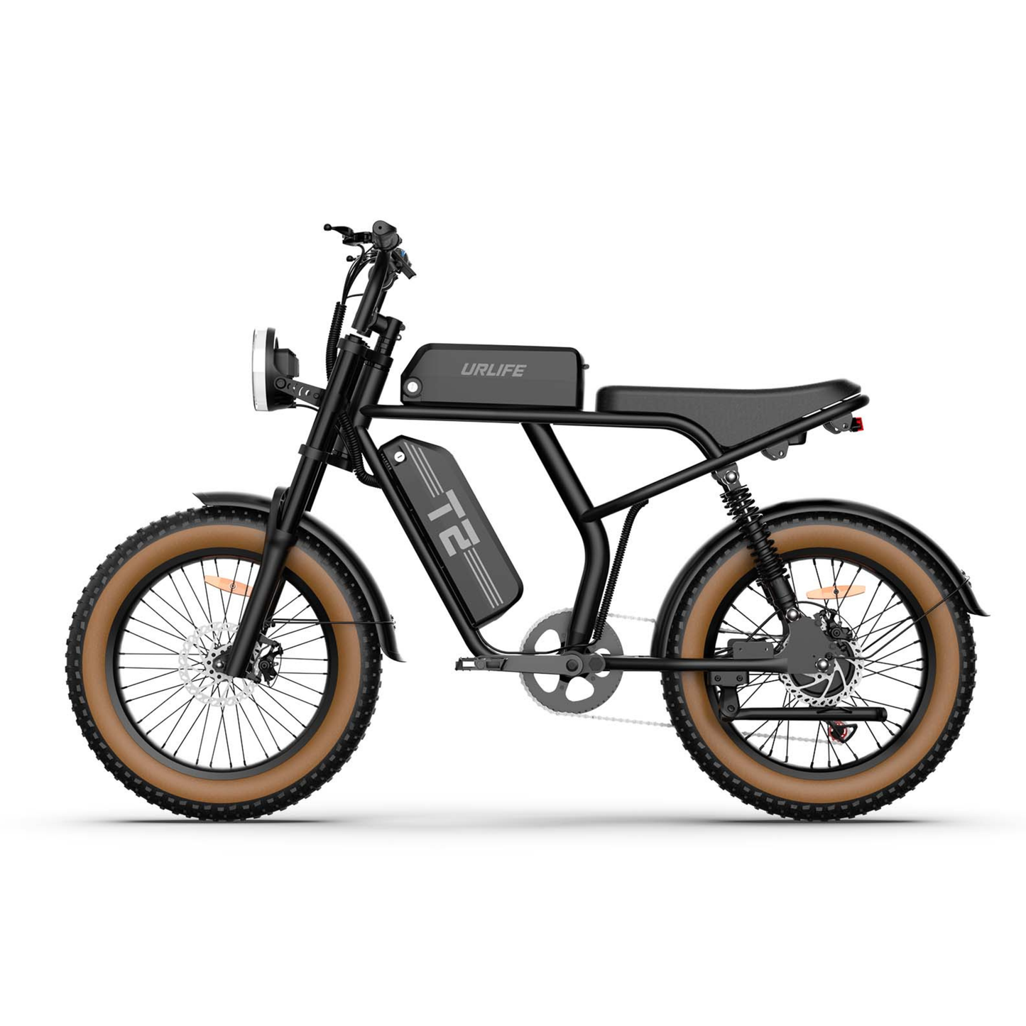 Vélo électrique URLIFE T2 avec éclairage LED avant et arrière – Wheelyshop