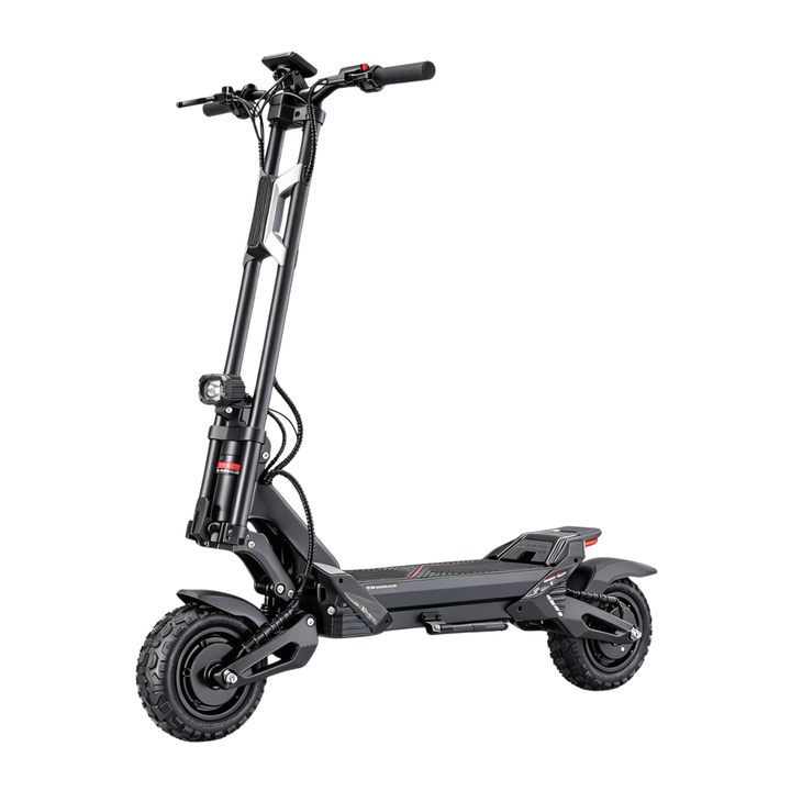 Trottinette électrique YUME XTRON vue de trois-quarts avant