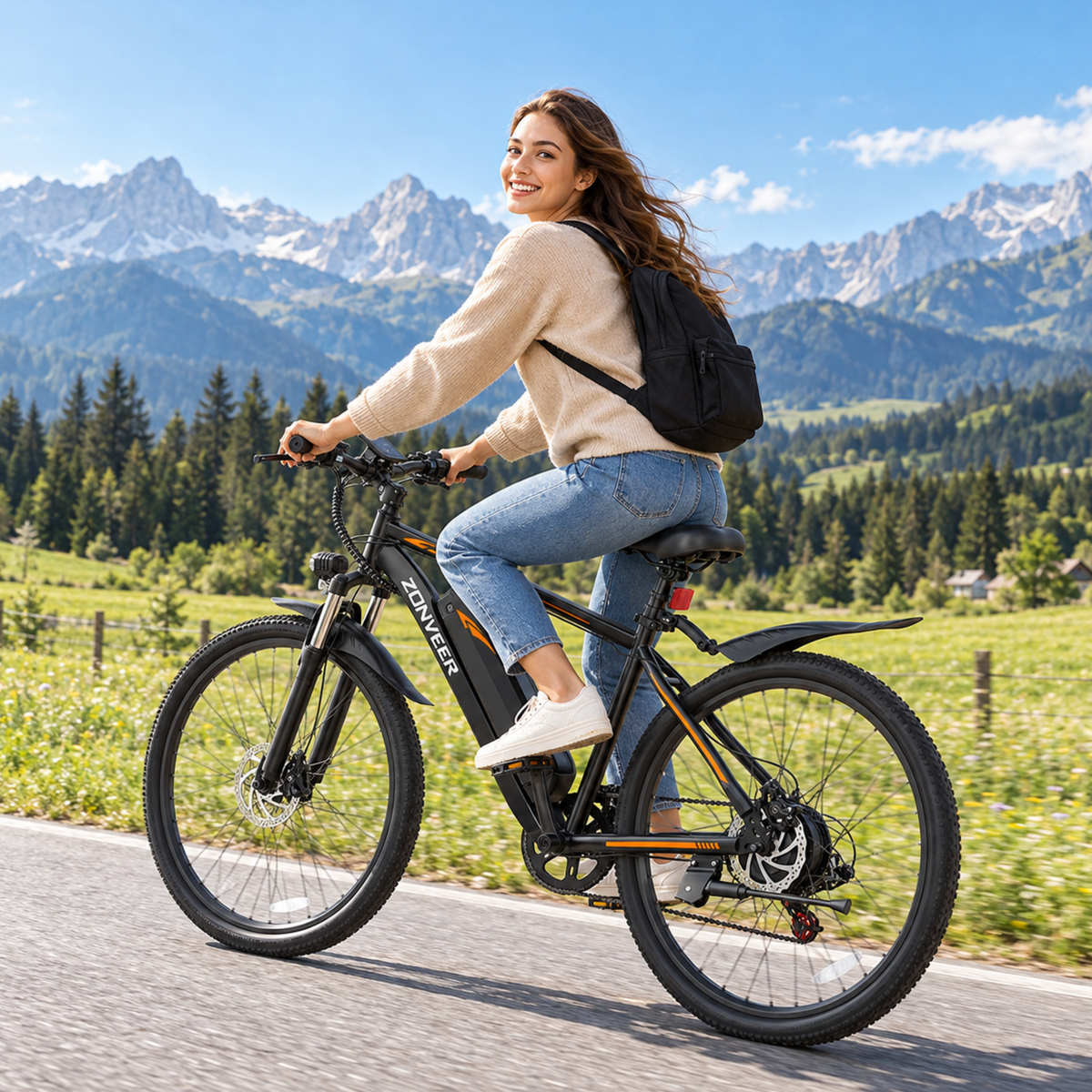 ZONVEER M26 vélo électrique avec clé de contact – Wheelyshop