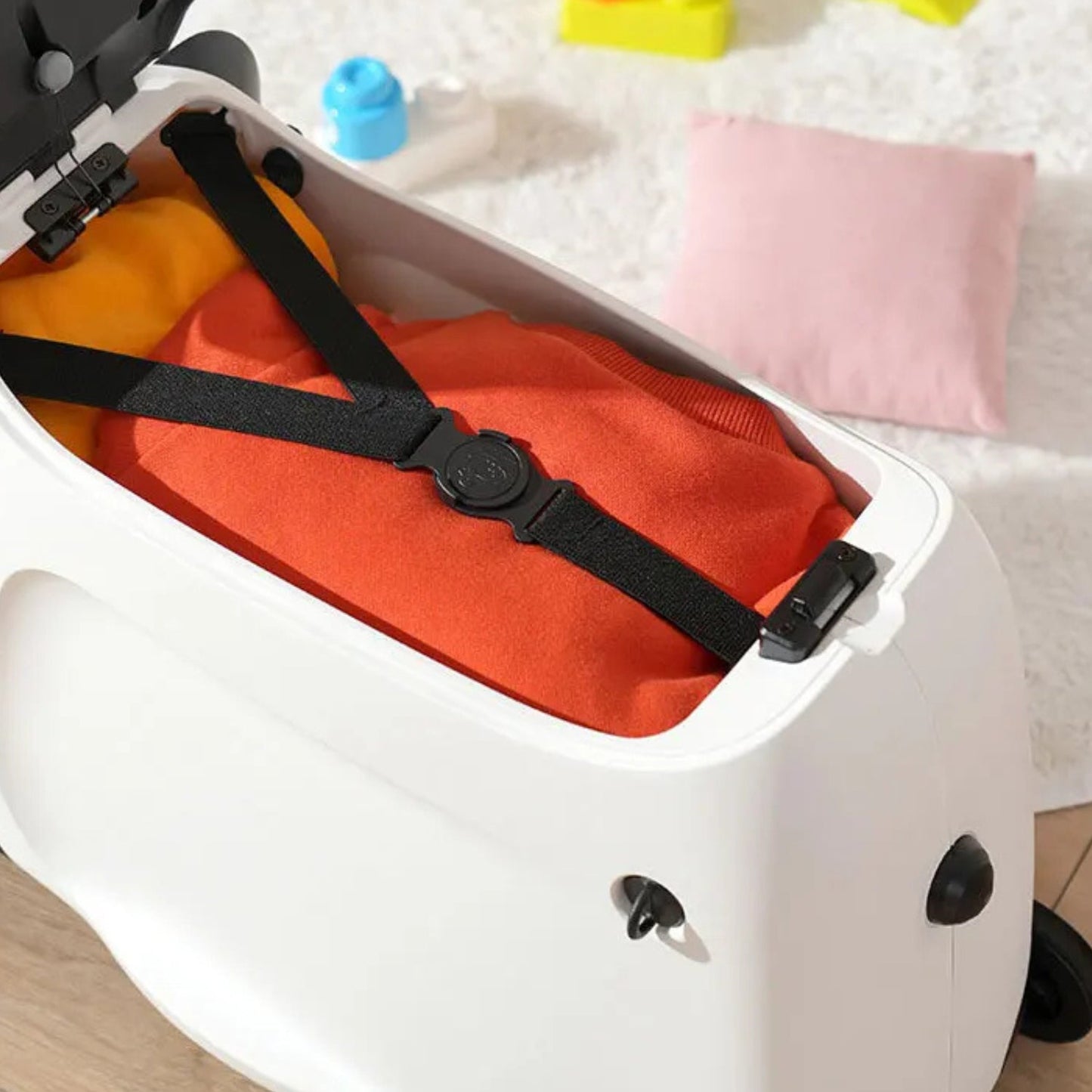 Åkbar resväska för barn – Panda Edition - Åkbar resväska - Wheelyshop