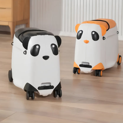 Åkbar resväska för barn – Panda Edition - Åkbar resväska - Wheelyshop