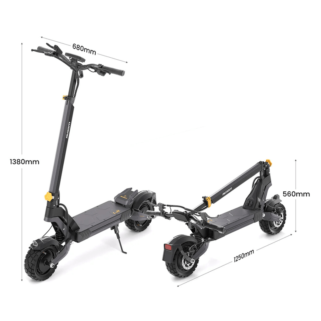 Ausom L2 Dual Motor - Elsparkcykel - Wheelyshop