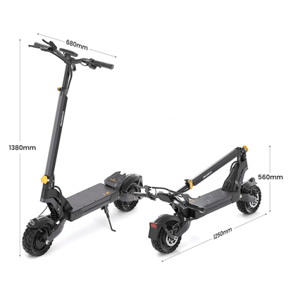 Ausom L2 Dual Motor - Elsparkcykel - Wheelyshop
