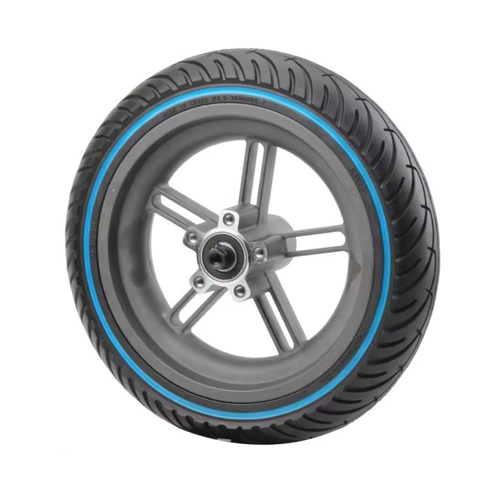 Roue arrière semi-pleine 8,5" Line Edition pour Xiaomi à détails bleus