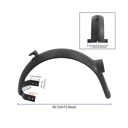 Bakre stänkskärm Xiaomi 4 Ultra - Reservdel - Wheelyshop