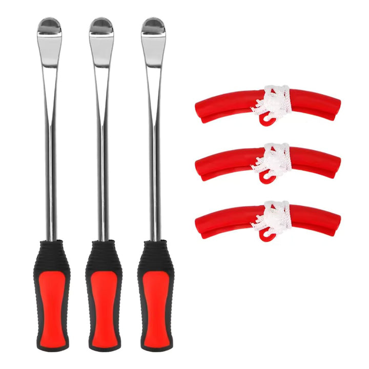 Démonte-pneu + kit d'outils (lot de 3), toutes les pièces du kit
