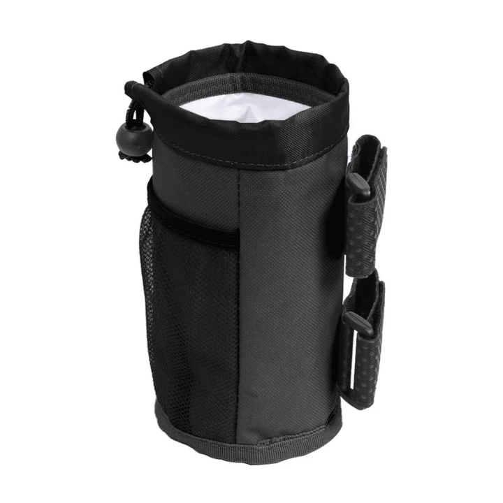 Porte-bouteille Bag Edition en noir, vue de biais