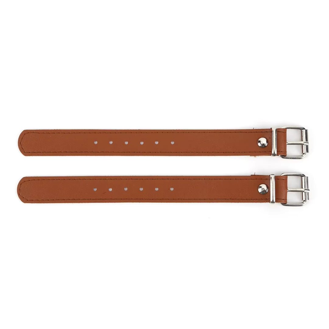 Sangles en cuir : panier vélo Classic Edition
