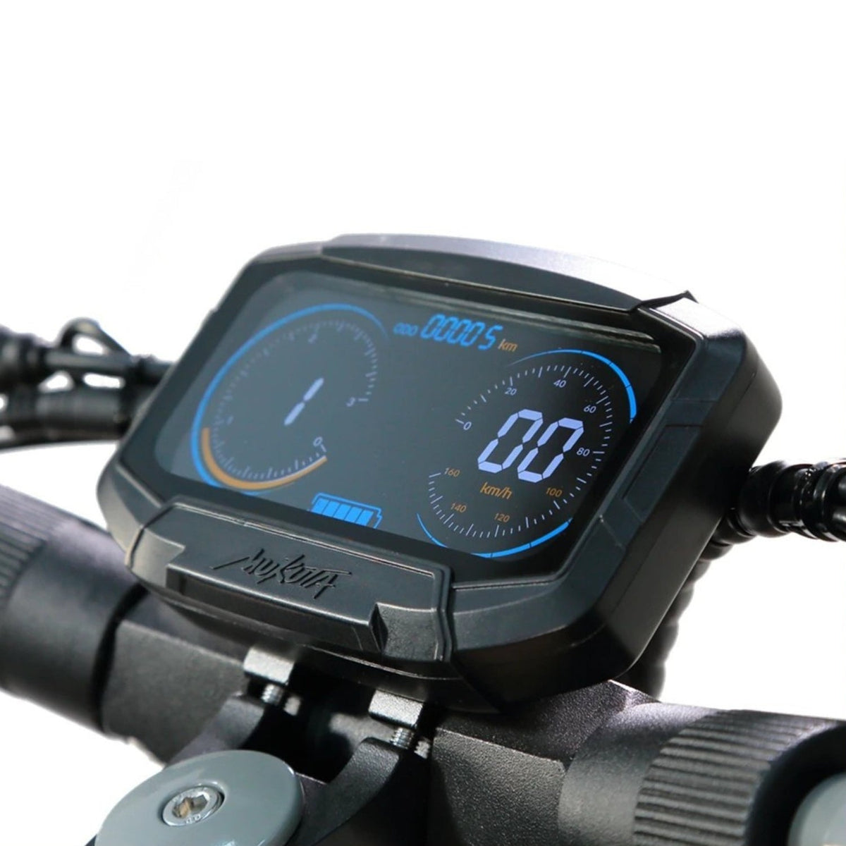 Écran, accélérateur & carte NFC pour VSETT 9/9+/10+ & ZERO 8X/10X sur la trottinette électrique en gros plan