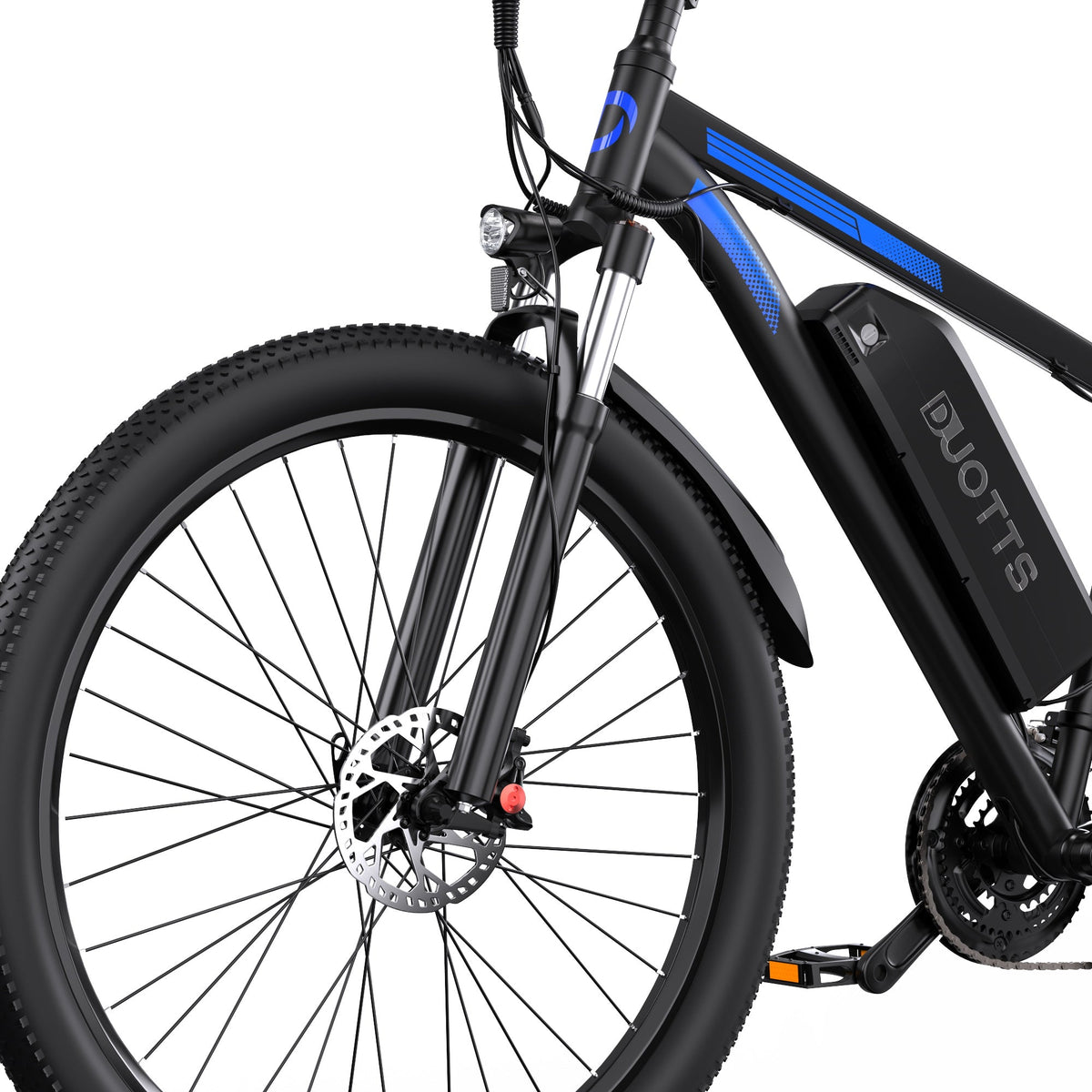 Roue avant et fourche du Duotts C29-K