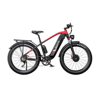 Vélo électrique fat bike Duotts F26 vu de profil coloris rouge
