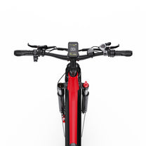Vélo électrique fat bike Duotts F26 vu de face coloris rouge