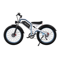 Vélo électrique fat bike Duotts N26 vu de profil coloris gris