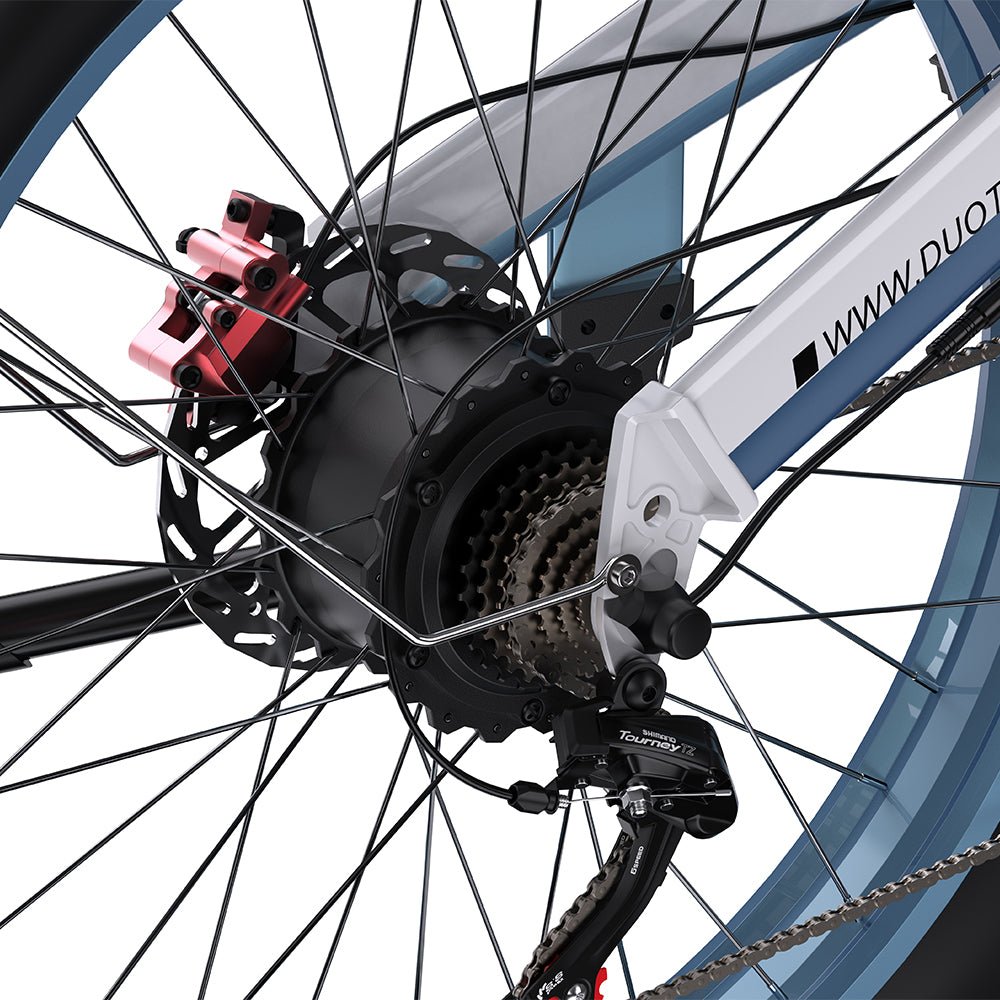 Moteur-roue du Duotts N26 coloris gris