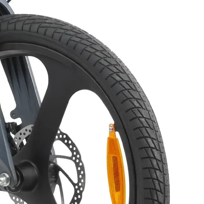 Roue avant et fourche du DYU T1