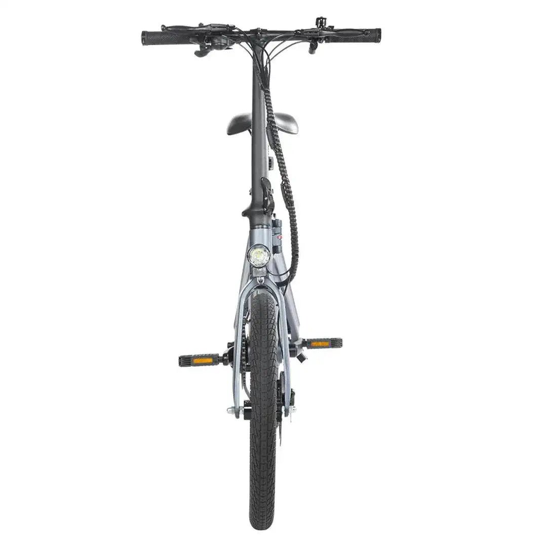 Vélo électrique pliant DYU T1 vu de face