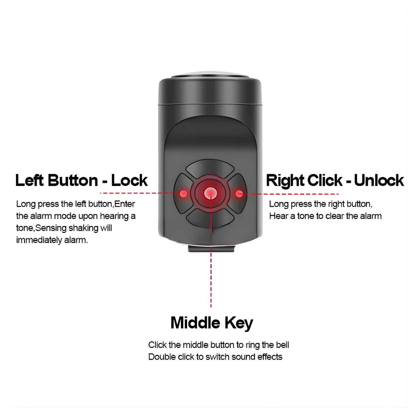 Elektrisk signalhorn 120 dB - Tillbehör - Wheelyshop