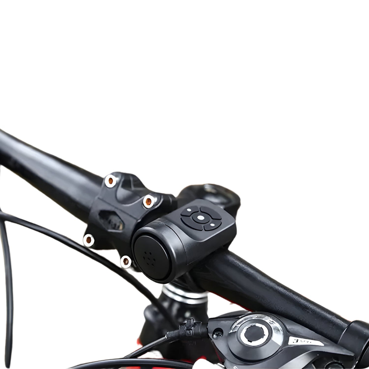 Klaxon électrique 120 dB sur un vélo