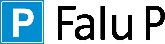 Falu Parkering företag logotyp