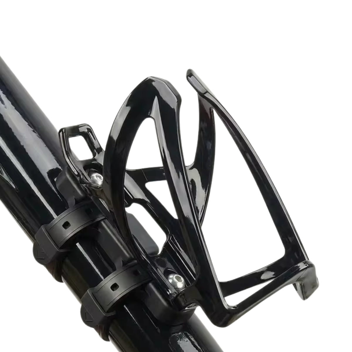Porte-bidon pour cadre de vélo électrique Premium en noir sur un vélo