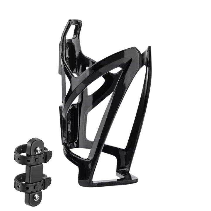 Porte-bidon pour cadre de vélo électrique Premium en noir avec pièces fournies