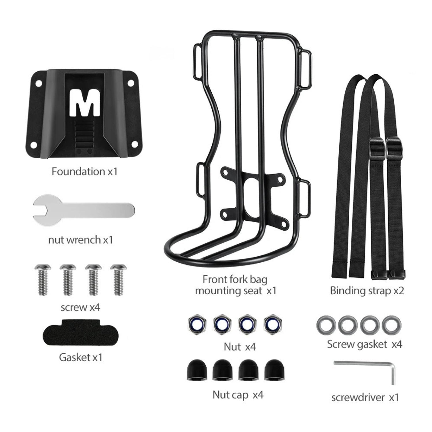 Främre pakethållare till elcykel - Tillbehör - Wheelyshop