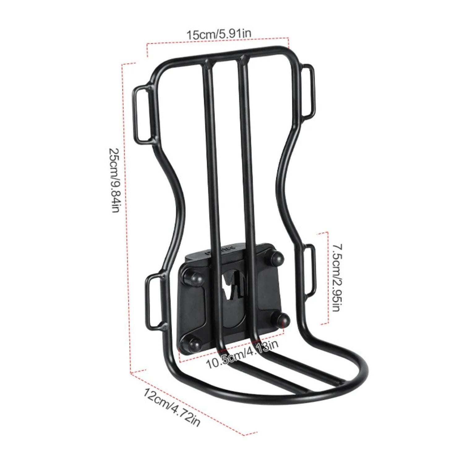 Främre pakethållare till elcykel - Tillbehör - Wheelyshop