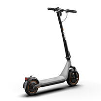 Trottinette électrique HIKERBOY CURTIS DUAL PRO vue de trois-quarts arrière de l'autre côté coloris gris