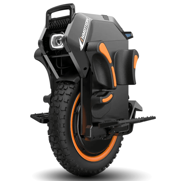Monocycle électrique InMotion V14 Adventure vu de trois-quarts avant
