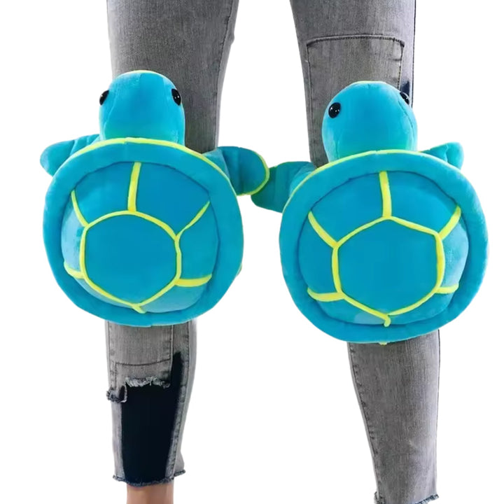 Genouillères, coudières & protège-hanches Tortue Edition en bleu, toutes les pièces du kit