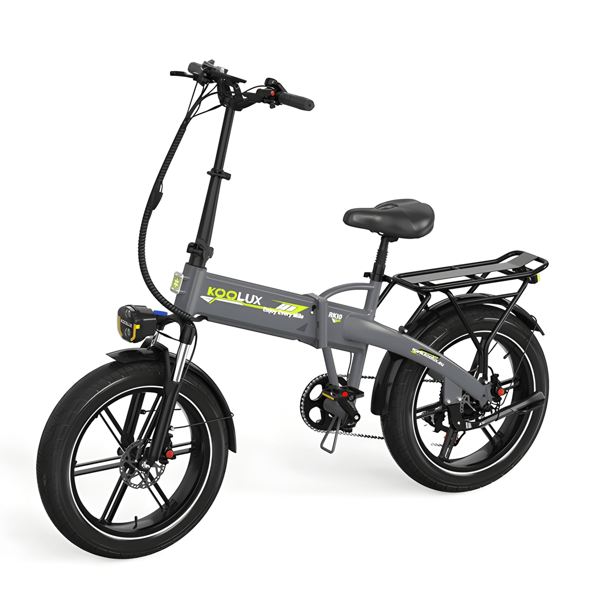 Vélo électrique pliant fat bike KOOLUX RK10 vu de profil