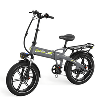 Vélo électrique pliant fat bike KOOLUX RK10 vu de profil