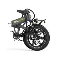 Vélo électrique pliant fat bike KOOLUX RK10 vu de trois-quarts arrière