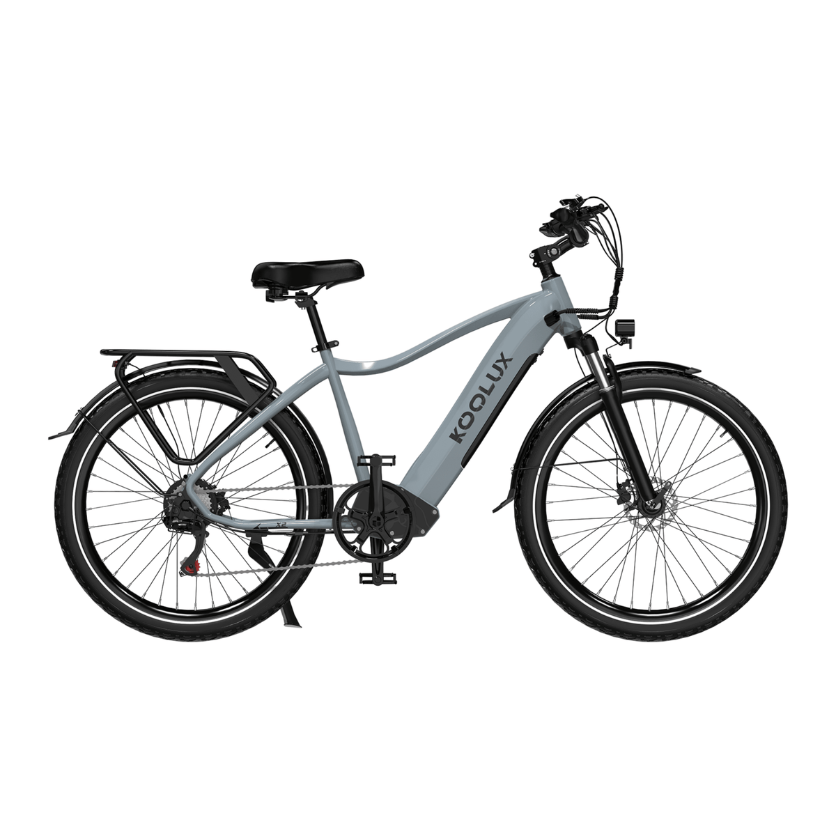 Vélo électrique KOOLUX X3 vu de profil coloris gris