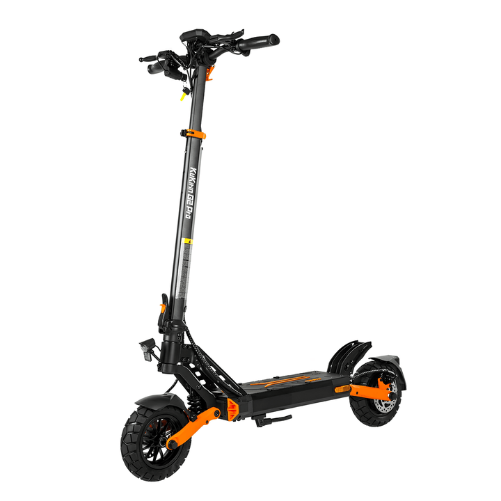 Trottinette électrique KuKirin G2 Pro ABE vue de trois-quarts avant