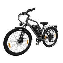 Vélo électrique fat bike LOOKROAD L28 Max vu de trois-quarts avant coloris gris