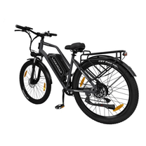 Vélo électrique fat bike LOOKROAD L28 Max vu de trois-quarts arrière coloris gris