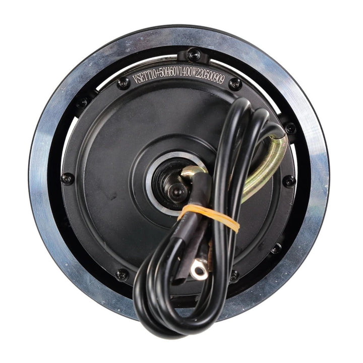 Roue moteur 1400W pour VSETT 10+, vue de biais