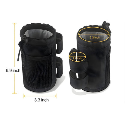 Multifunktionell flaskhållare i tyg - Tillbehör - Wheelyshop