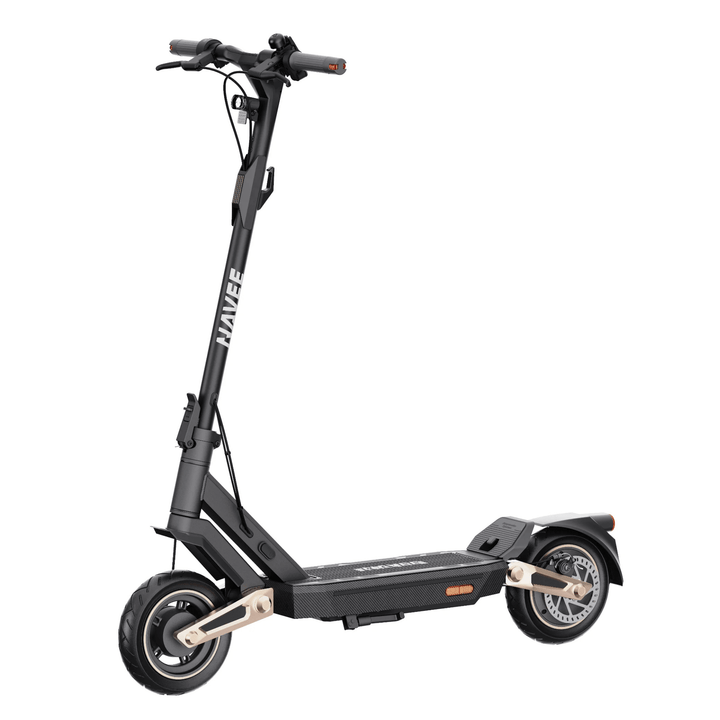 Trottinette électrique NAVEE ST3 vue de trois-quarts avant
