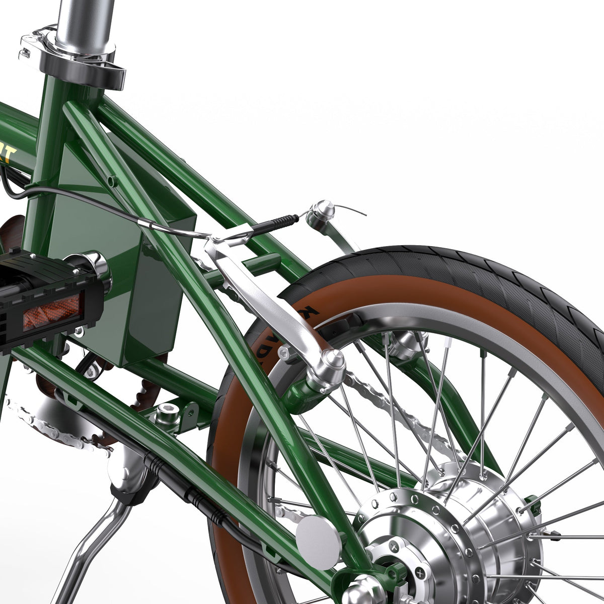 Mécanisme de pliage de l'OneSport OT02 coloris vert