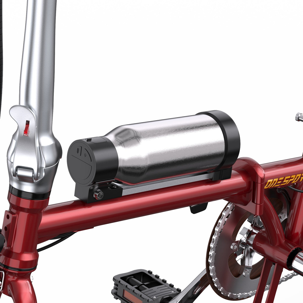 Batterie de l'OneSport OT02 en gros plan