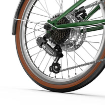 Dérailleur et chaîne de l'OneSport OT02 Pro coloris vert