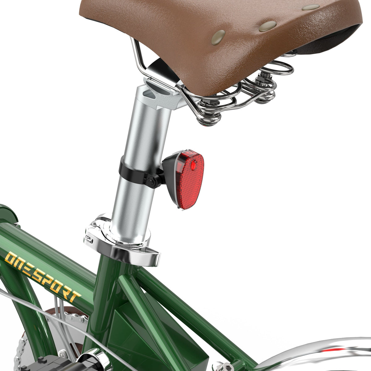 Feu arrière de l'OneSport OT02 Pro coloris vert