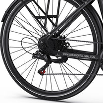 Dérailleur et chaîne de l'OneSport OT12 coloris noir