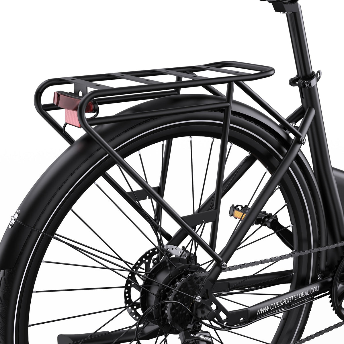 Porte-bagages de l'OneSport OT12 coloris noir