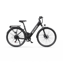 Vélo électrique OneSport OT12 vu de profil de l'autre côté coloris noir