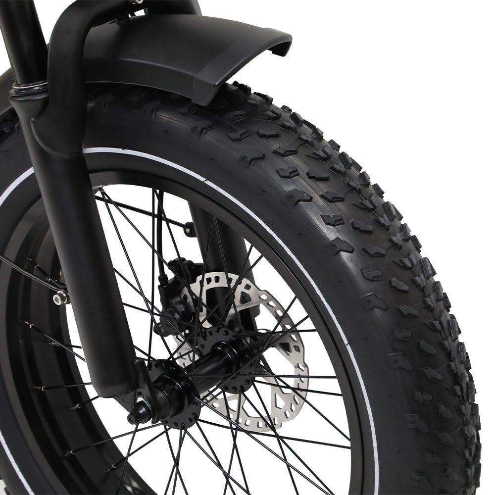 Roue avant et fourche de l'OneSport W66