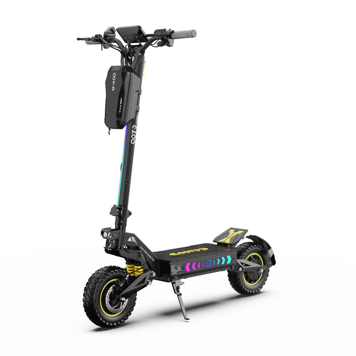 Trottinette électrique OOTD T10 Pro vue de trois-quarts avant