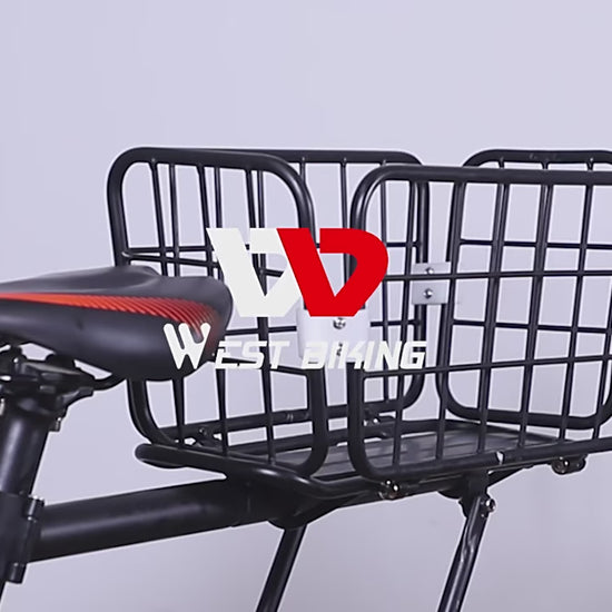 Smart pakethållare cykel med korg video